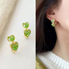 Silver needle, fashionable earrings, silver 925 sample, Korean style, city style, European style, simple and elegant design