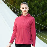 Ветровка женская, высококачественная, оптовая, однослойная, уличная, повседневная куртка, женская одежда, трансграничная мужская и женская солнцезащитная одежда