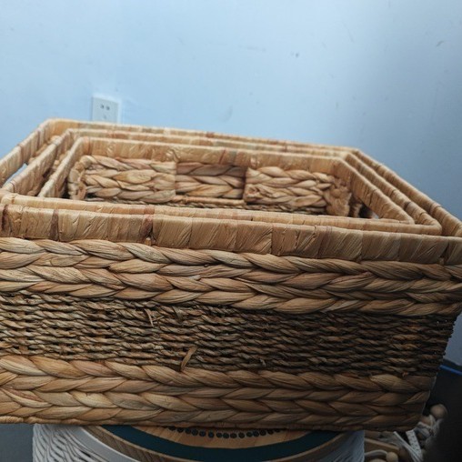 Amazon rectangular color primario calabaza grasa toallas de papel almacenamiento plegable cajas de extracción de ropa de dormitorio cesta