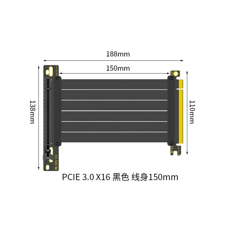 [PCI-E 3.0 4.0 16x видеокарта удлинитель 90 градусов переходник для быстрой передачи, стабильный]