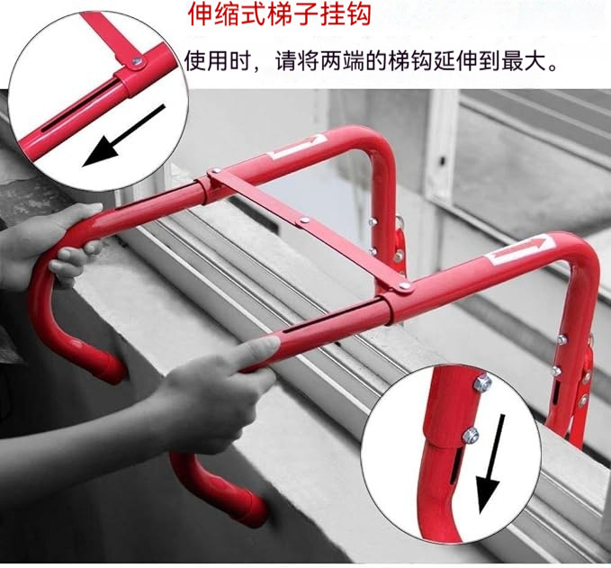 消防逃生软梯井下救援登高挂梯工程施工钢丝绳梯折叠应急救援梯-阿里巴巴