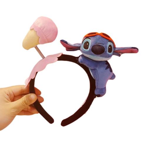 Winnie the Pooh Bear Stitch Berry Bear Cartoon Plush Headband Headband Hair Accessory Cute Paradise Dress Up Headwear