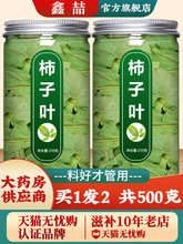 柿子叶茶新鲜霜后打过柿叶粉中药材天然柿子树叶干货的功效与作用