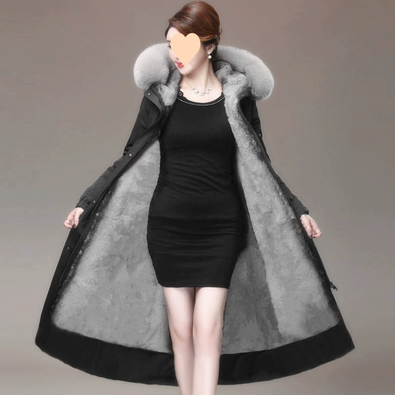 Removable winter liner, long fitted brace, maxi length