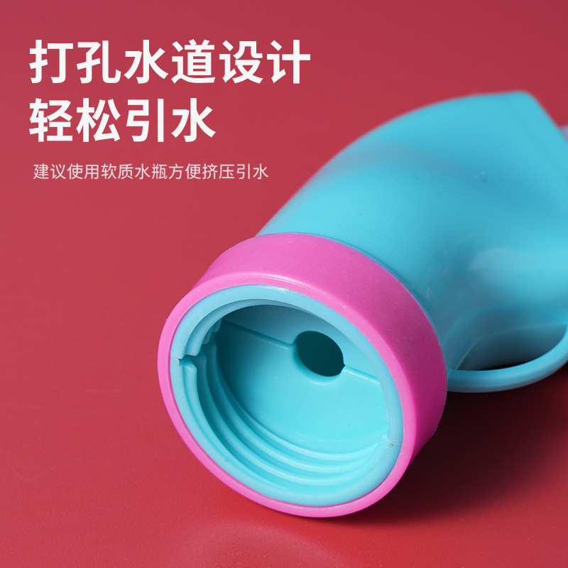 Botella de agua mineral creativo multifuncional cepillo de limpieza ventana puerta corredera cocina estufa hogar integrado ángulo muerto cepillo de limpieza