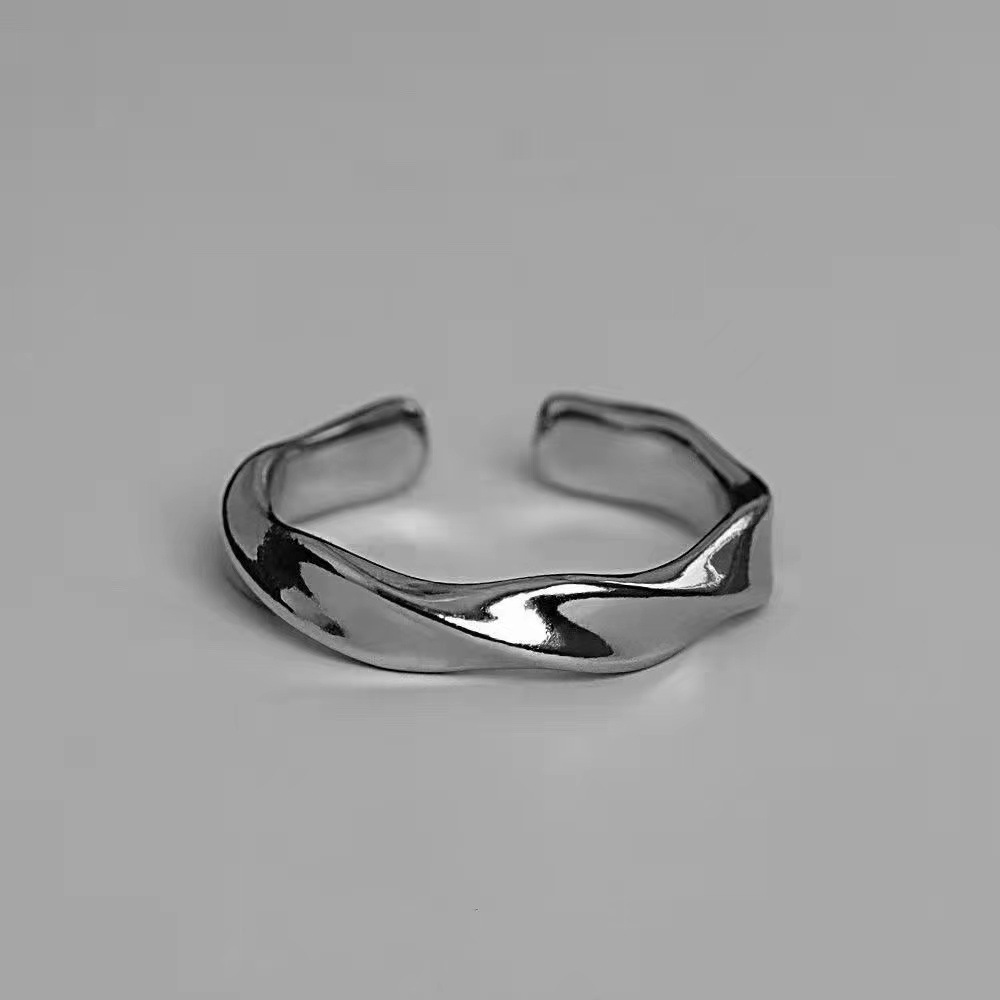 Mobius Strip Ring For Men, Trendy Ins Style, Niche Design, Couple Rings, Index Finger, Vintage, Light Luxury, High-End_voghion.com