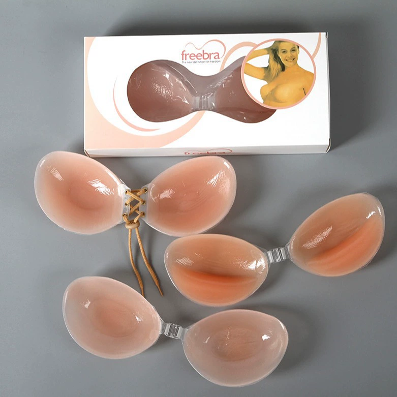 Женское свадебное платье с нашивкой на груди и маленькой грудью, тонкое утолщенное большое нагрудное шоу, невидимый силиконовый бюстгальтер для невесты, нижнее белье