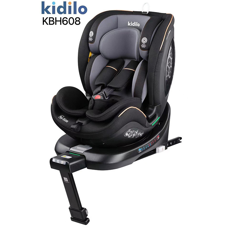 Kidilo Kids Safety Seat Car Baby Baby Car 360 Degree Rotating Seat 0-12 Years Old Cross-Border