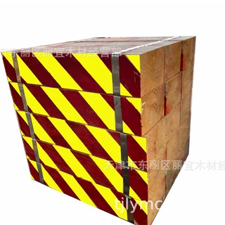 醒目警示防腐木方硬木油浸枕木防溜防滑工程轨道交通矿用吊车桥梁