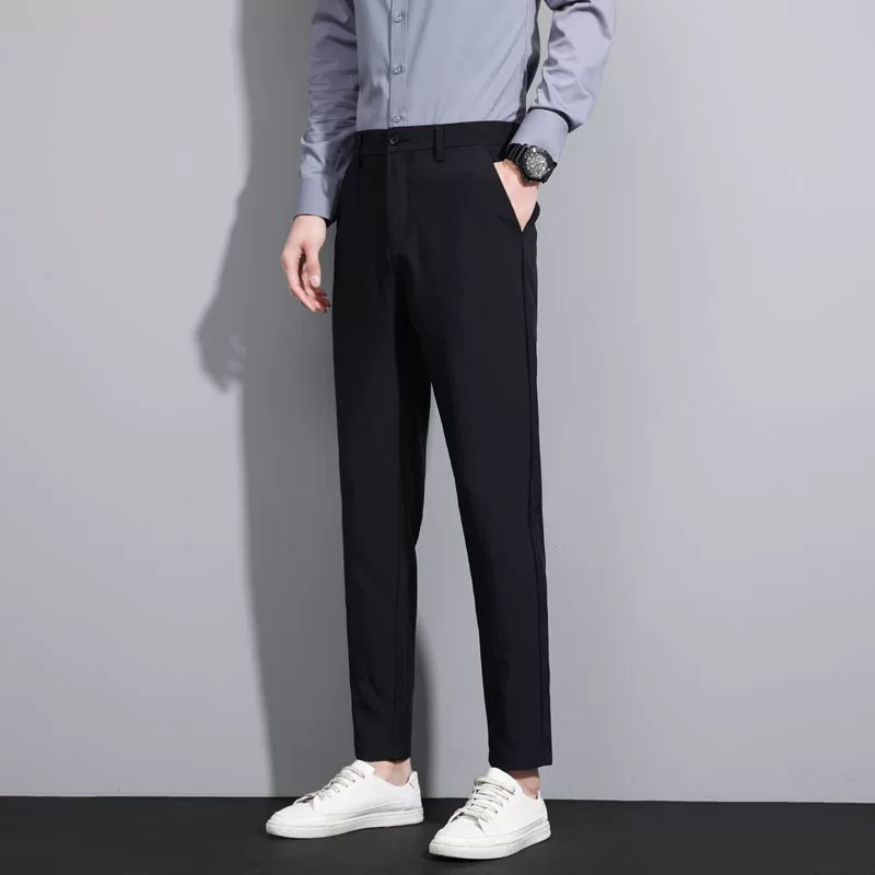 Trousers, autumn classic suit jacket, high-quality style, loose straight fit