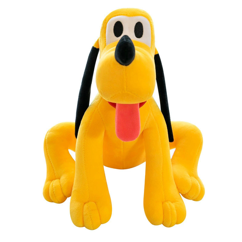 漫画の形の小さな黄色い犬人形ぬいぐるみ卸売かわいいプルート大きな耳枕はさみギフト|undefined