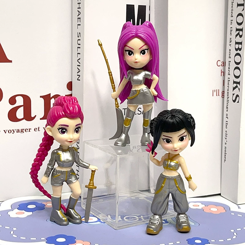 Фигурка-слепой бокс: популярная K-Pop коллекция охотников за ведьм, Мира Люми, увеличенная голова, Q-версия, ручная модель, модная кукла-брелок