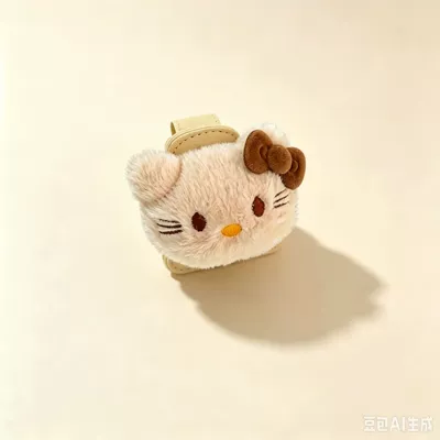 Car Glasses Clip/Bill Clip Car Glasses Holder, Sunglasses - killt-cat-brown-bow-sunglasses-clip