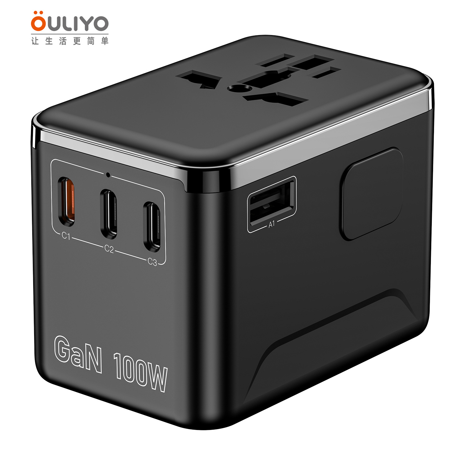 A02-pd gallium nitride 100w fast charge (3c1a)