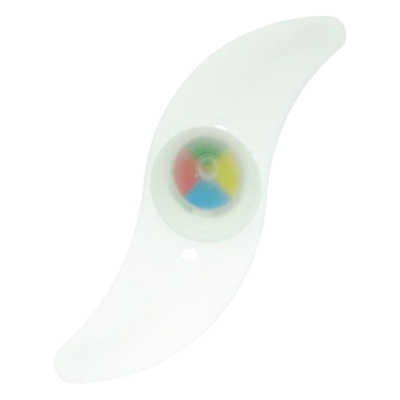 Bicicleta de montaña habló luz de advertencia bicicleta montando equipo bicicleta sauce hoja luz colorida rueda caliente S-tipo alambre de acero Luz