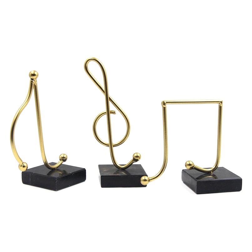 Luz nórdica notas de lujo decoración de mármol TV gabinete decoración suave adornos de mármol