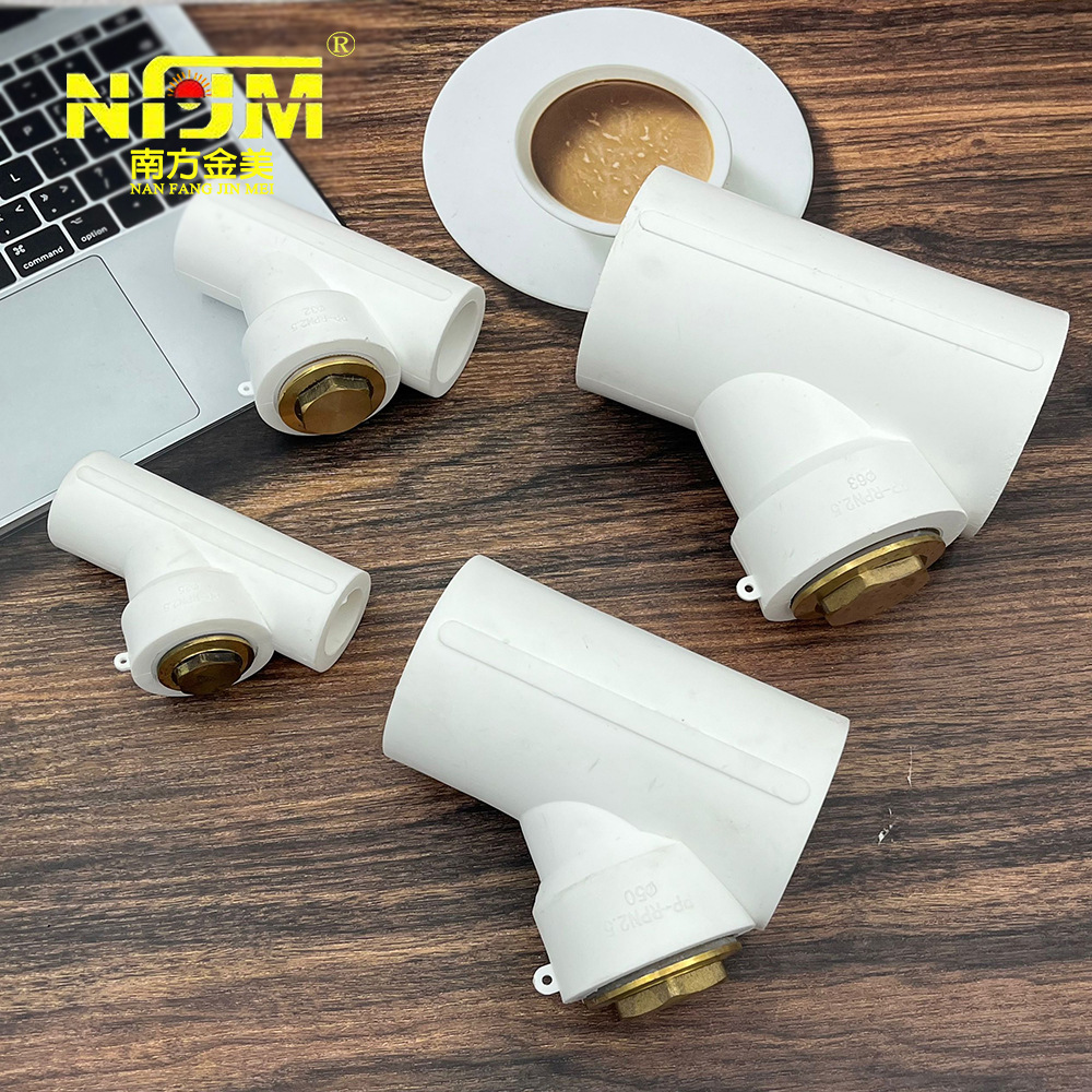 批发Y型过滤器 PPR20-110铜丝堵加厚管壁全新材料管件配件