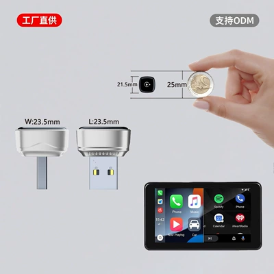 Two-In-One Adapter Car — Simsiz CarPlay və Android Auto
