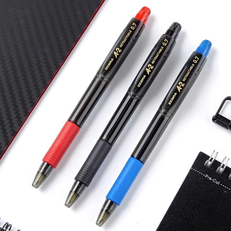 ZEBRA signo A- 2 bolígrafo 0,7 Bolígrafo De estudiante suave aceite de la pluma de prensa bala cepillo de secado rápido