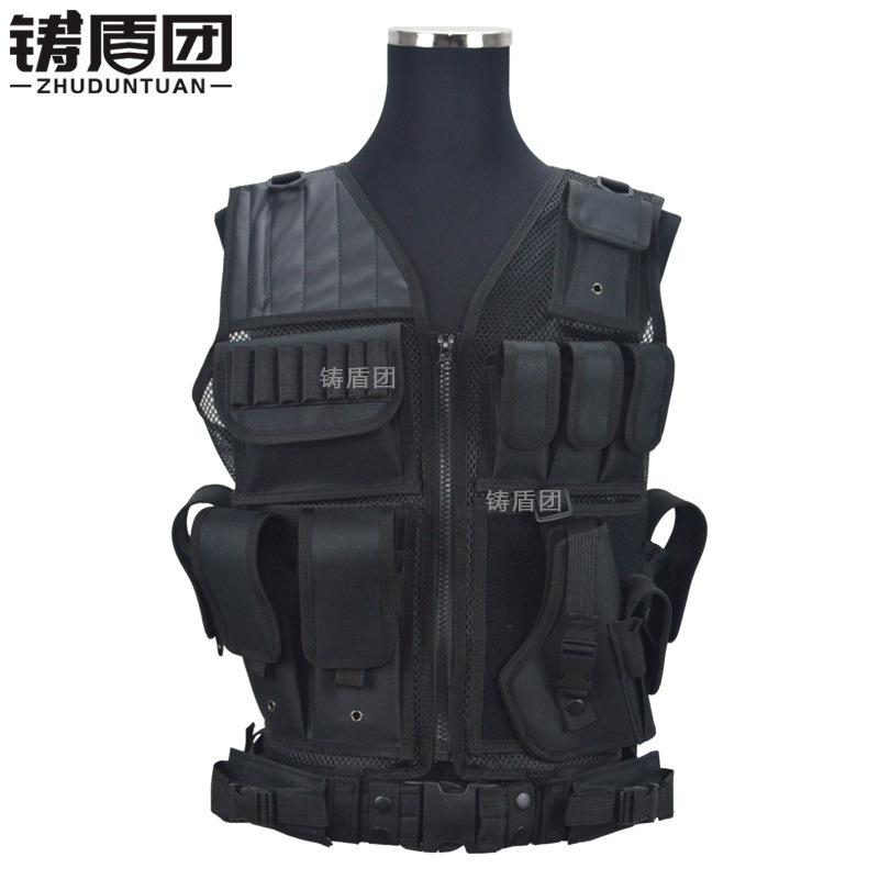 Cross-Border Popular 047 Tactical Vest Vest Mesh Mesh Breathable Wear-Resistant Outdoor Training Duty Protection Equipment