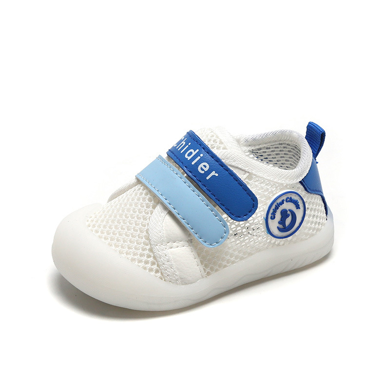 Caidi AI 1-3 años de edad zapatos de bebé de malla de verano bebé de fondo suave malla única zapatos de niño hombres y mujeres zapatos de niños transpirables huecos