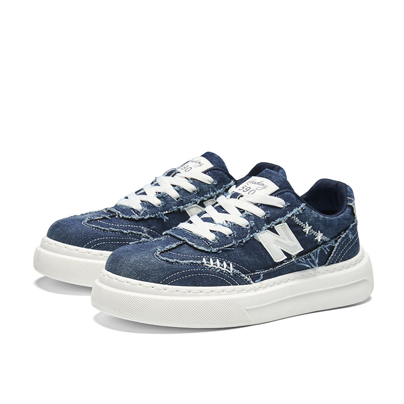 New Balance canvas shoes, new women's low-top sneakers, Korean-style trendy casual shoes, versatile Hong Kong-style student shoes