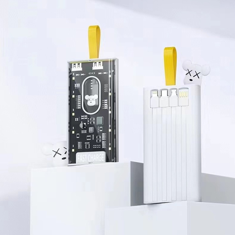 Mecha lámpara de viento con cable mini fuente de alimentación móvil al aire libre tesoro de carga de 20000 mAh gran capacidad en stock