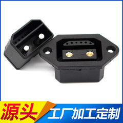 品字母座2 + 6-4雄母ソケット電車貯蔵電池新エネルギー電気自動車リチウム電池ソケット