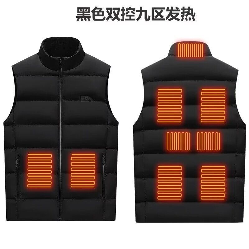 블랙-듀얼 제어 9존 가열