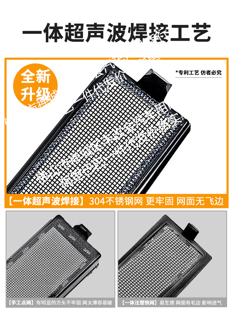 Suitable for 26 Models of Qiyuan Q05 Pure Electric Vehicles, Integrated Welded Car Insect-Proof Net for the Front Grille, Special Modification Accessories