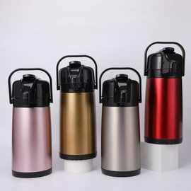 按压式压力保温水壶麻将馆茶楼棋牌壶专用不锈钢内胆大容量热水瓶