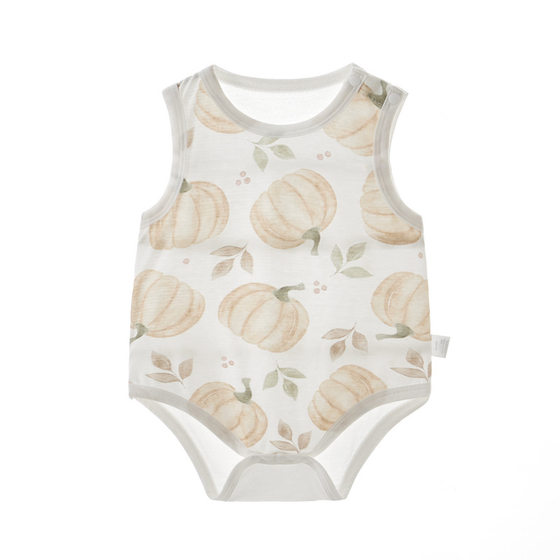 Baby Clothes Bags Vest Summer Thin Baby Sling Pure Cotton Pajamas Newborn's one-piece Triangle Hats
