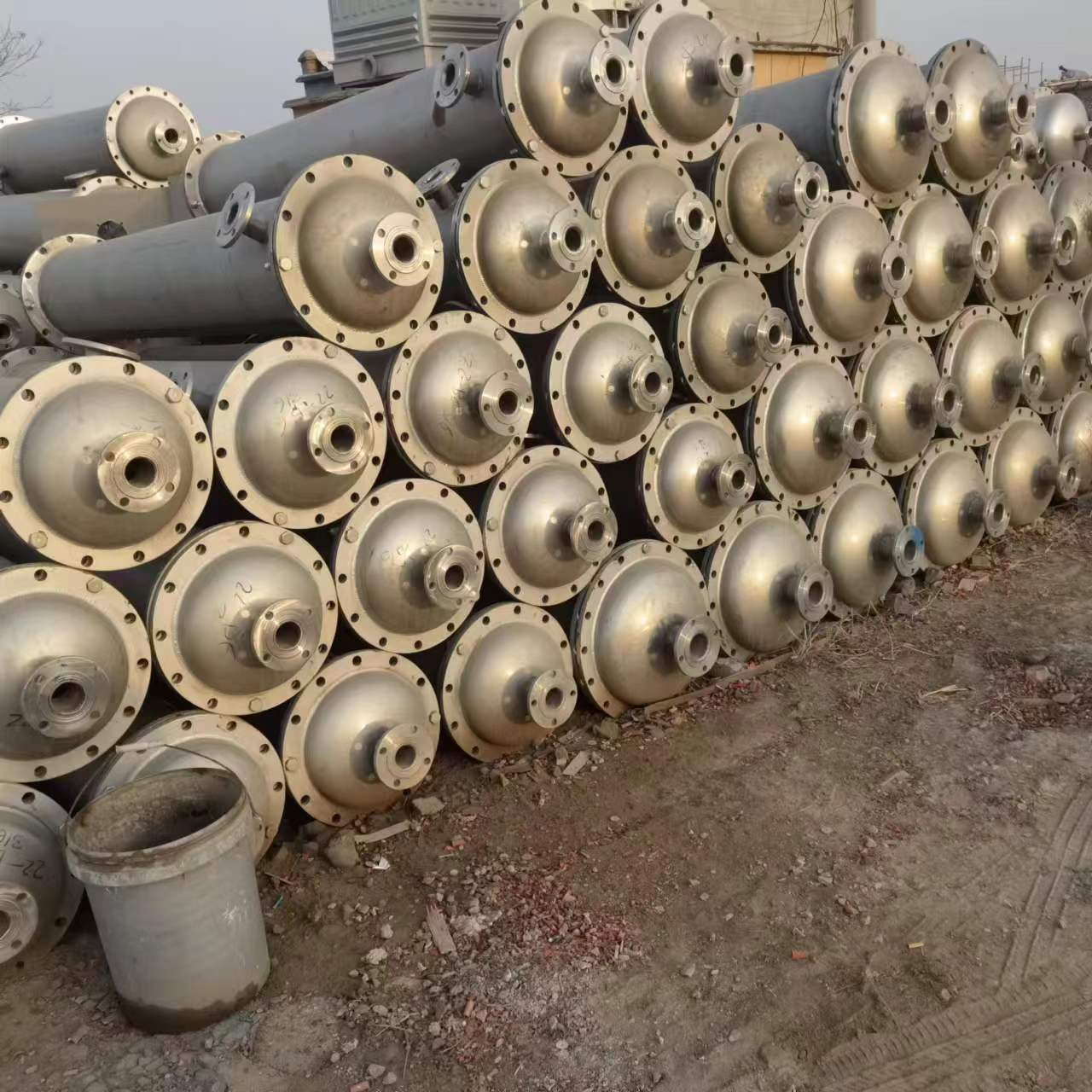 二手列管冷凝器碳钢不锈钢列管式换热器混合换热器列管冷凝器