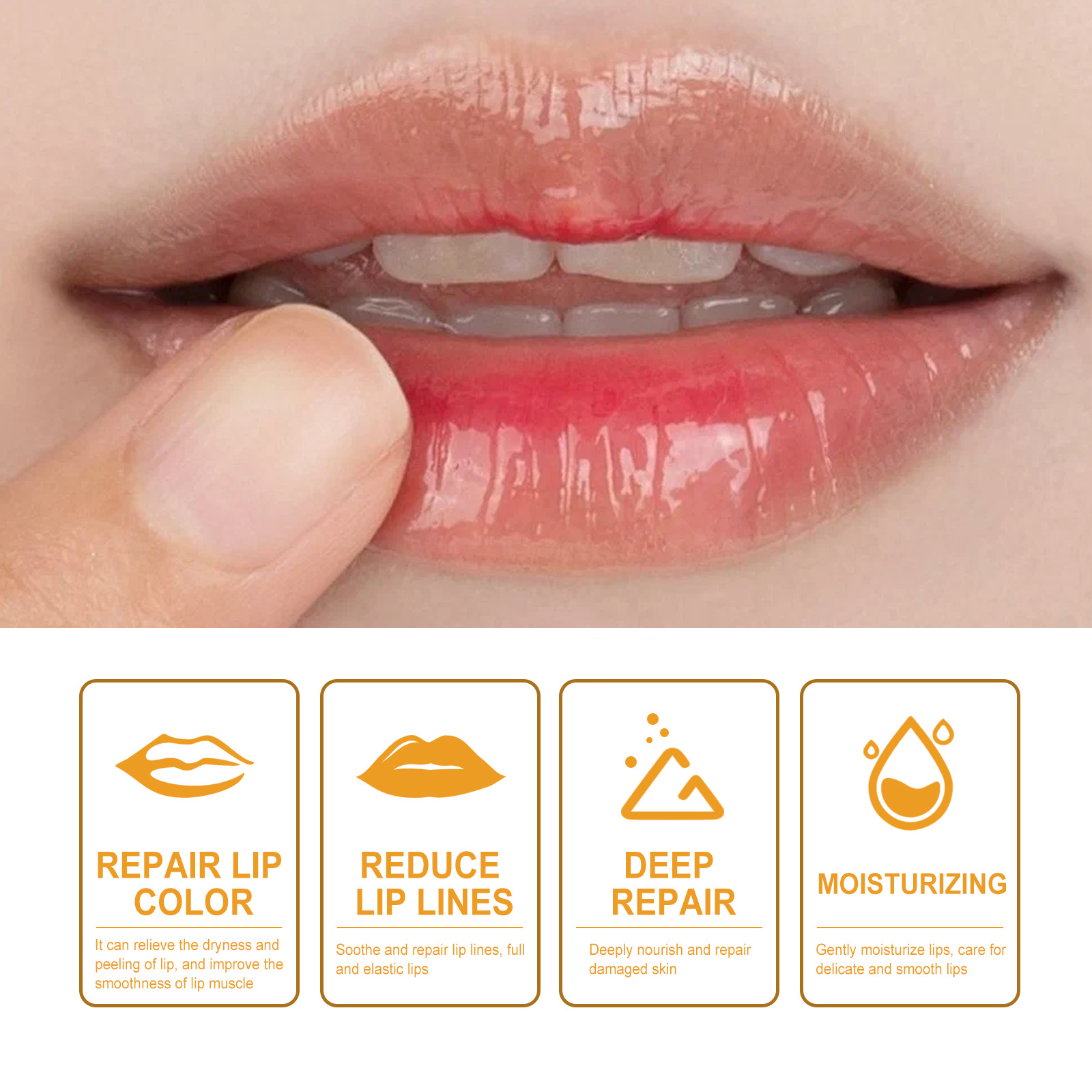 Rossetto South Moon Honey VE Idratante, riparatore, primerizzante, anti-screpolature e sbiadimento delle linee delle labbra_voghion.com