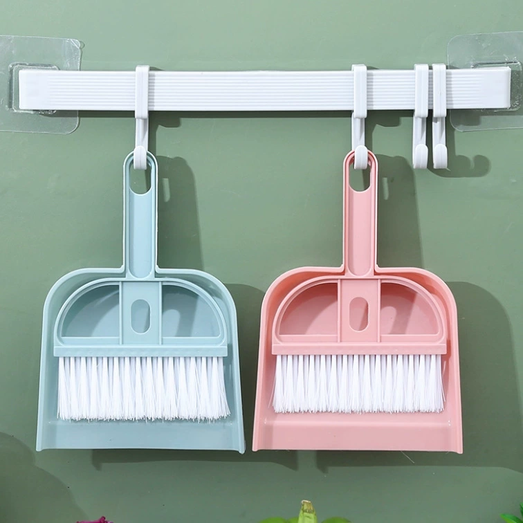 Мини-щетка для чистки рабочего стола, щетка для клавиатуры, набор для чистки рабочего стола из двух предметов, маленький набор для уборки с совком, щетка для уборки мусора