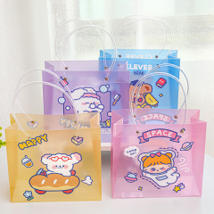 pvc透明手提袋子pp塑料禮品袋兒童伴手禮包裝袋中秋節月餅禮袋