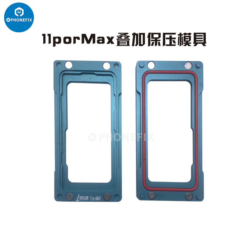 适用于苹果X-14叠加保压模具 免翻排线苹果系列定位压屏贴合模具