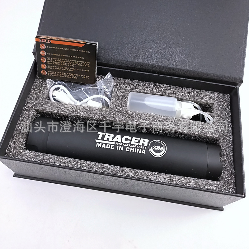 Lobo de humo luminoso silenciador de Respiración de fuego cerdo Arco Iris silenciador accesorios spray de humo colorido eliminando esencia golpeando SLR pequeña luna