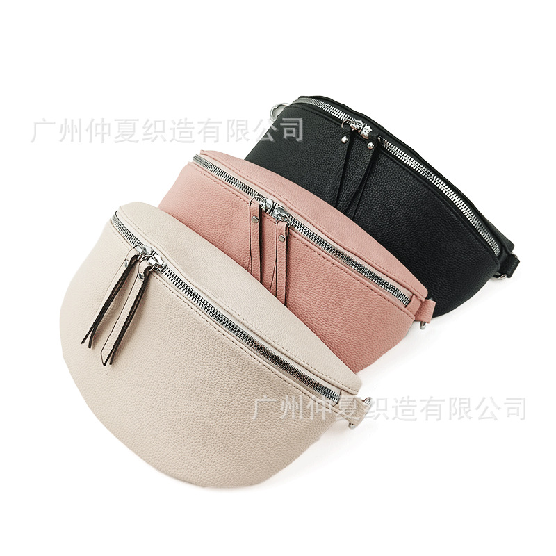 Bolsa de dumpling vendedora caliente transfronteriza bolsa de pecho de moda hombro de las mujeres crossbody bolsa de sillín de gran capacidad semicírculo bolsa de cintura bolsa de mensajero bolsa de hombro