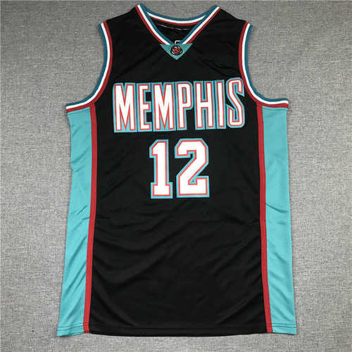 Summer cross-border jersey Grizzlies 12 Morant embroidered basketball uniform vest men's and women's training shorts sports suit