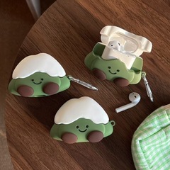 AirPods 第 4 世代ヘッドフォンケース AirPodsPro2 Apple 抹茶 Bluetooth ヘッドセット保護ケースノイズリダクションに適しています。