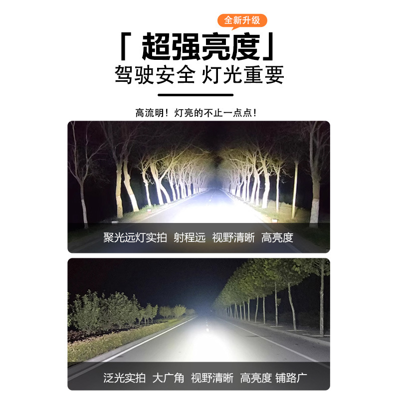 5,7 pulgadas de una forma LED15W luz de trabajo luz del coche proyector de la luz del vehículo todoterreno tenedor luz del coche modificado shell