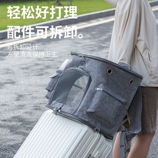 Cat Bag Space Capsule Backpack Large Capacity Pet Backpack Schoolbag Portable Out Cat Dog Anti-Stress Cat Cage