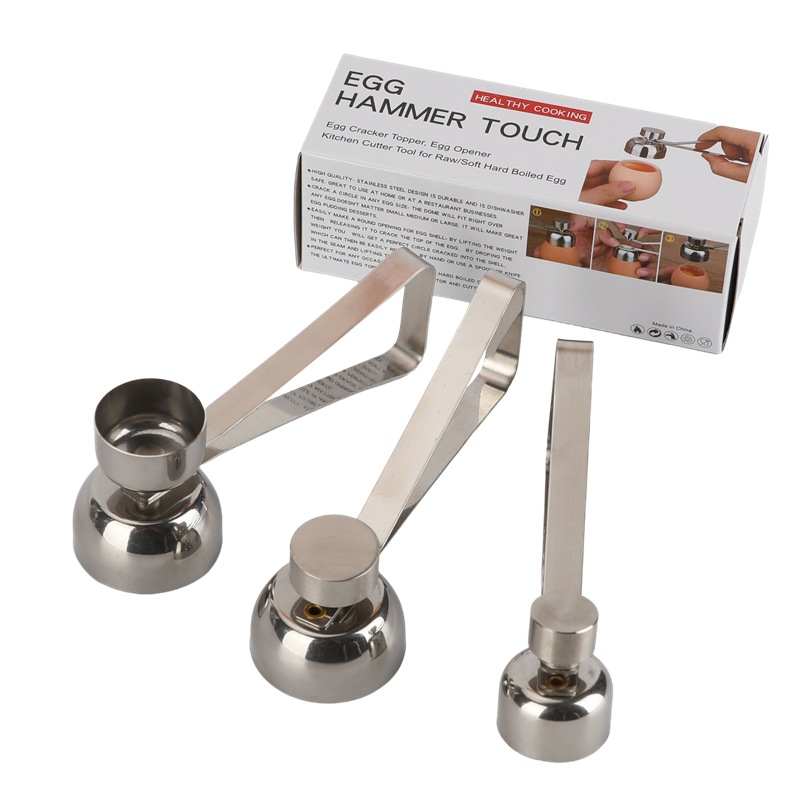 304 Stainless Steel Glutinous Rice Egg Opener, Preserved Egg Shell Opener, Household Egg Opener, Egg Shell Breaker, Egg Separator, Egg Cutter
