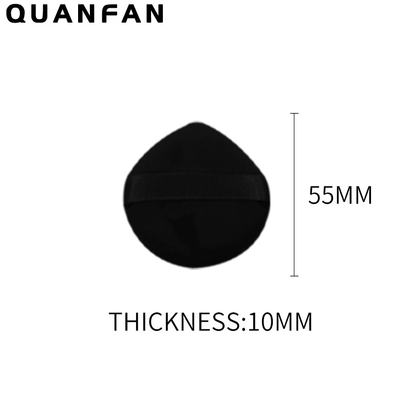 Suministro directo transfronterizo triángulo pequeño cuadrado redondo corazón melocotón polvo seco miel en polvo maquillaje multicolor material de pelo corto súper suave