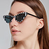 Fashionable sunglasses, trend glasses, city style, cat's eye, 2022 collection, European style