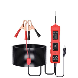 Automotive Circuit Tester S Dual Light Red Em286 Tester Electrical System Probe Diagnostic Cable 6-36V