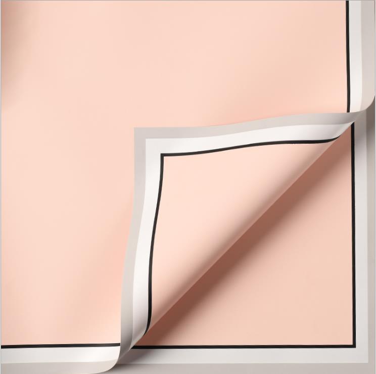 57 * 57 cm; 6 rosa en polvo