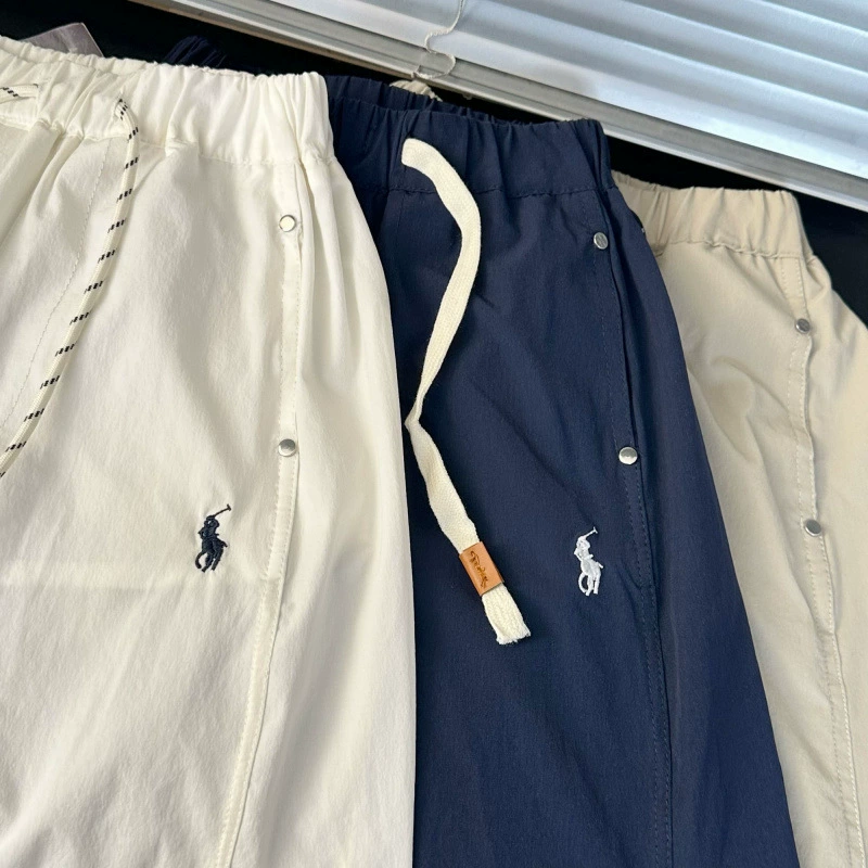 Детские летние спортивные штаны для мужчин и женщин, средние и большие дети 2025, дышащие тонкие быстросохнущие штаны с защитой от комаров