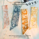 Korean Style New 26 Letters Wedding Accessories Thin Narrow Long Small Silk Scarf Women's Tie Bag Accompanying Gift Hair Belt Scarf